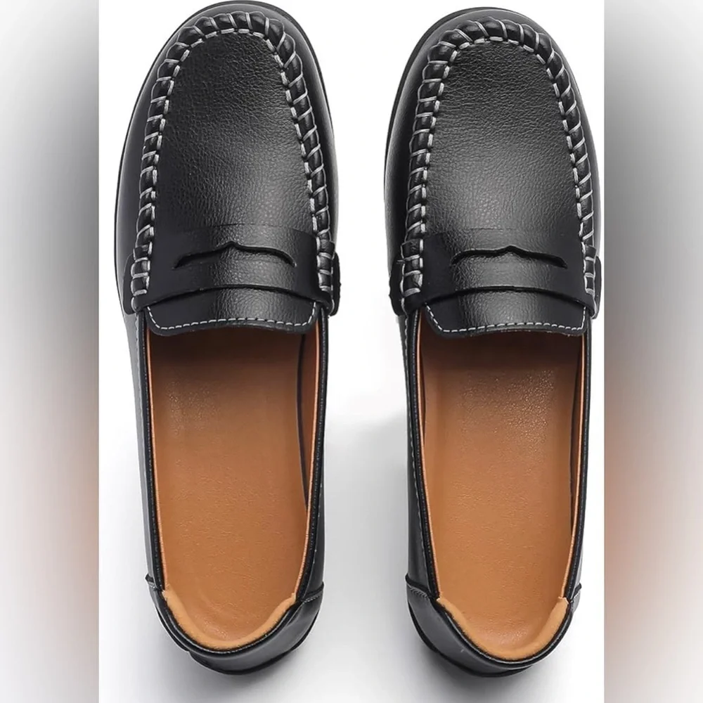 NewWomen 6.5 Y2K classic comfortable Elegant Black Women's Loafers